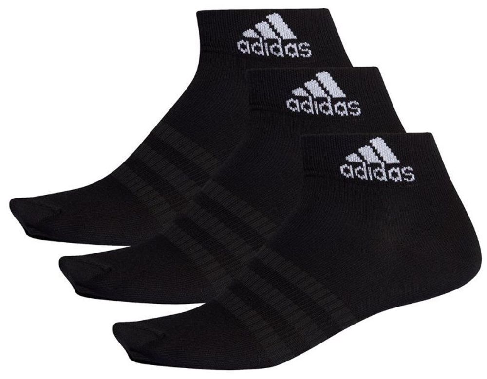 Носки теннисные Adidas Light Ankle 3P - black