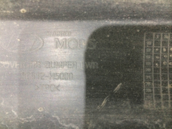 Юбка заднего бампера Hyundai Solaris 2 (HCR) 17-20 Б/У Оригинал 86612H5000