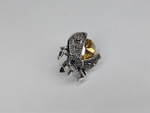 Брошь. Украшение  брошка "Жук". Символом перерождения, начала новой жизни