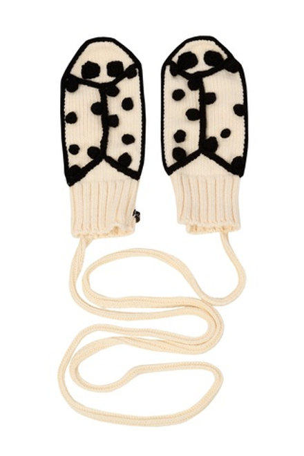 Молочные варежки «Божья коровка»