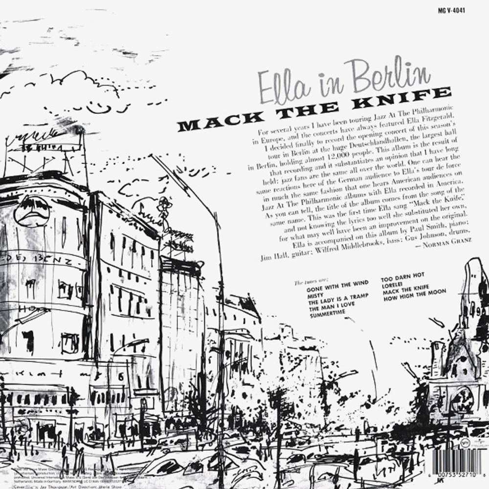 Ella Fitzgerald / Mack The Knife - Ella In Berlin (LP)