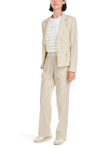 Marc Cain Брюки на резинке с добавлением льна