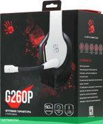 Наушники A4Tech Bloody G260p белый/черный
