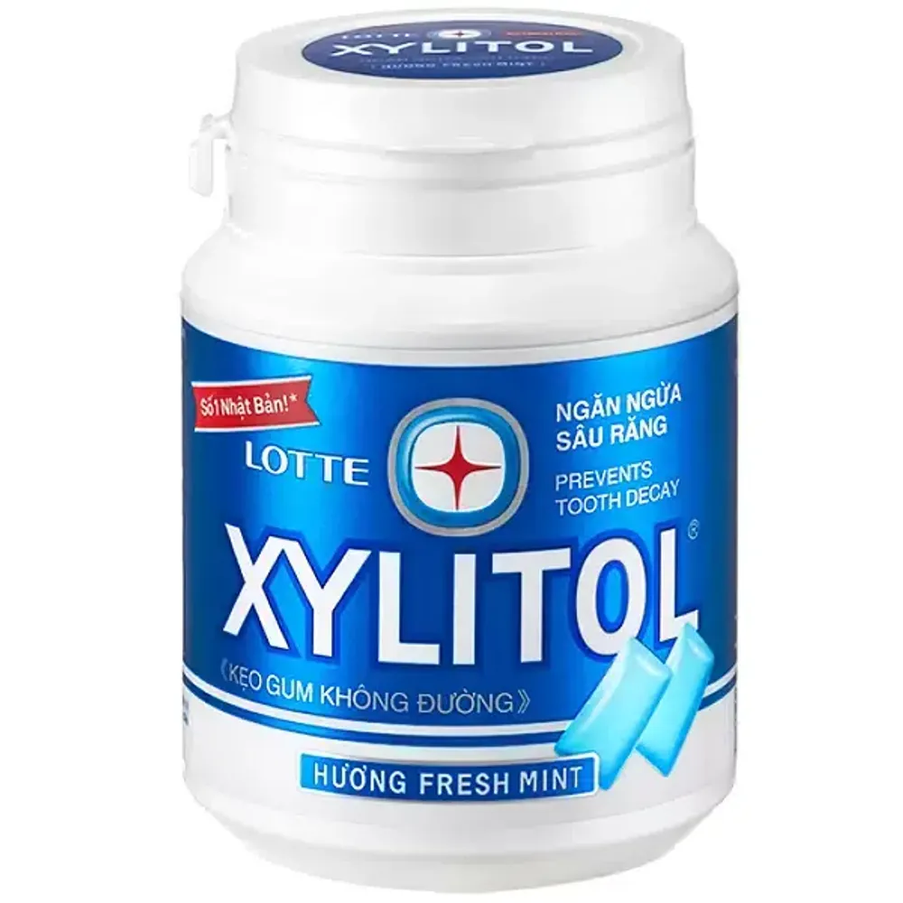 Резинка жевательная Xylitol Fresh Mint &quot;Освежающая мята&quot;, Thai Lotte 58г