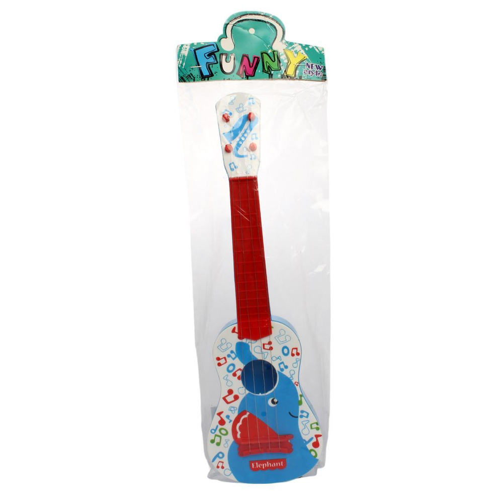 Гитара 48см, цвет синий, пакет JF188-6