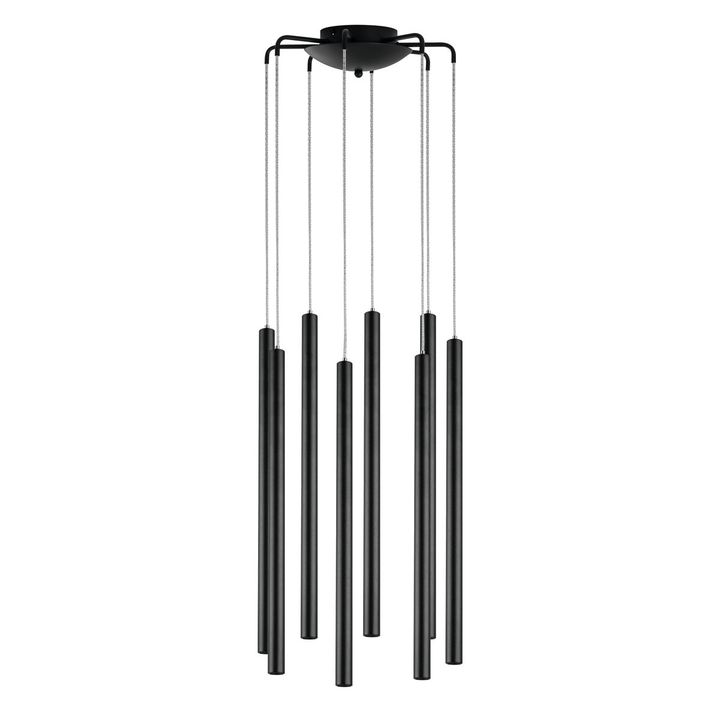 Комплект с подвесной люстрой Lightstar Tubo (574737+747237 (8шт) L8T747237