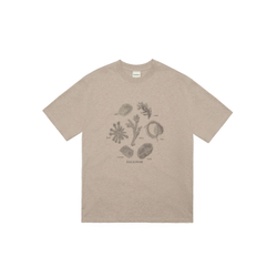 Футболка Nothomme Monterest Loose Fit Hiking T-Shirt "Milk Coffee Brown"