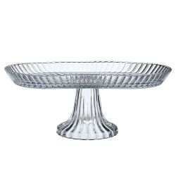 БЛЮДО НА НОЖКЕ ОВАЛЬНОЕ 28*14*12 СМ