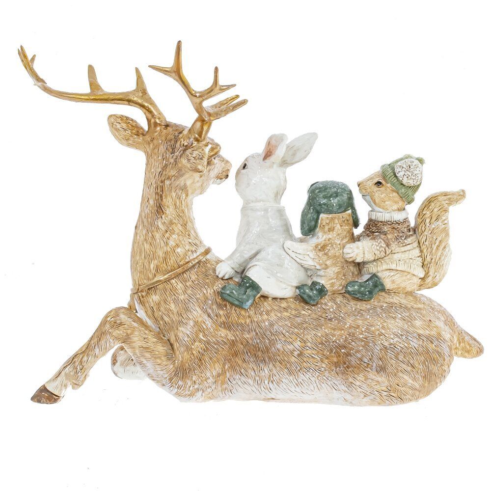 GAEM Фигурка декоративная "Олень", L19 W9 H16,5 см