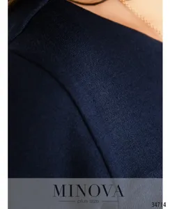 Платье 3129-ВБ-темно-синий Minova