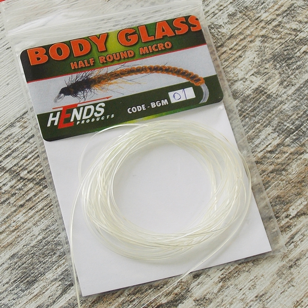 HENDS Материал для сегментов и тел Body Glass Half Micro 0,9 mm - 2,5 yds