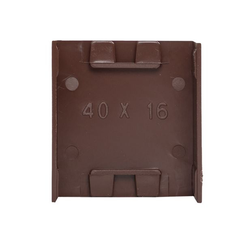 Соединитель (40x16) (4 шт) темное дерево EKF-Plast