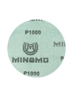 125мм P1000 10шт. Шлифовальный абразивный круг для шлифовки под липучку Minamo Light Matter 125мм WH