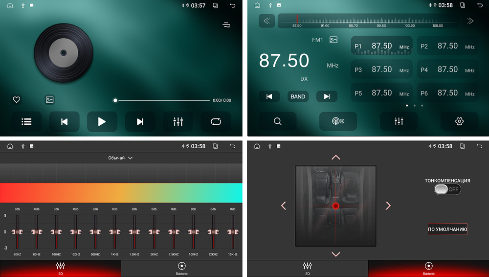 Магнитола для Mitsubishi Lancer 9 (CS), Cedia, Evolution 7-9 (CT) - FarCar DX3060M монитор 9" IPS на Android 13, 4+64Гб, CarPlay