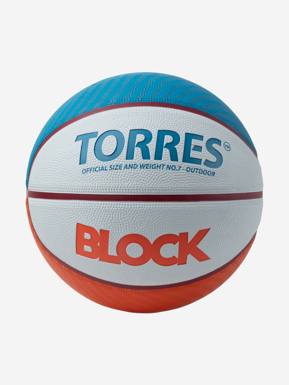 Мяч баскетбольный TORRES Block, р.7