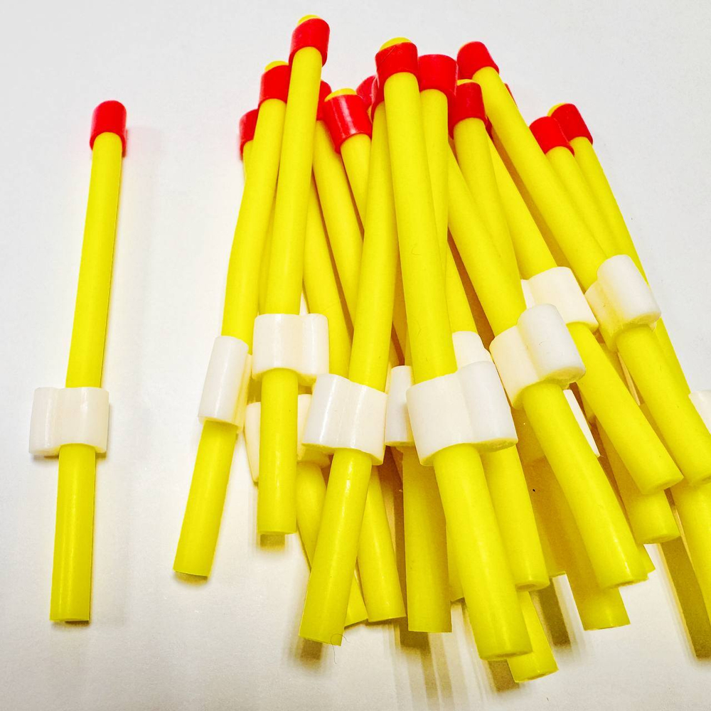 Кивок №2 жёлтый маячок Силиконовый набор 20 штук