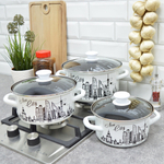 Набор кастрюль "Новый город-1-Экстра"