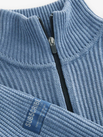 Джемпер вязаный с молнией для мальчика Next K84-140, Голубой