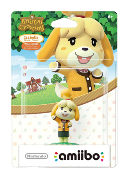 Фигурка amiibo - Изабель (зимняя одежда) Isabelle - Animal Crossing Коллекция