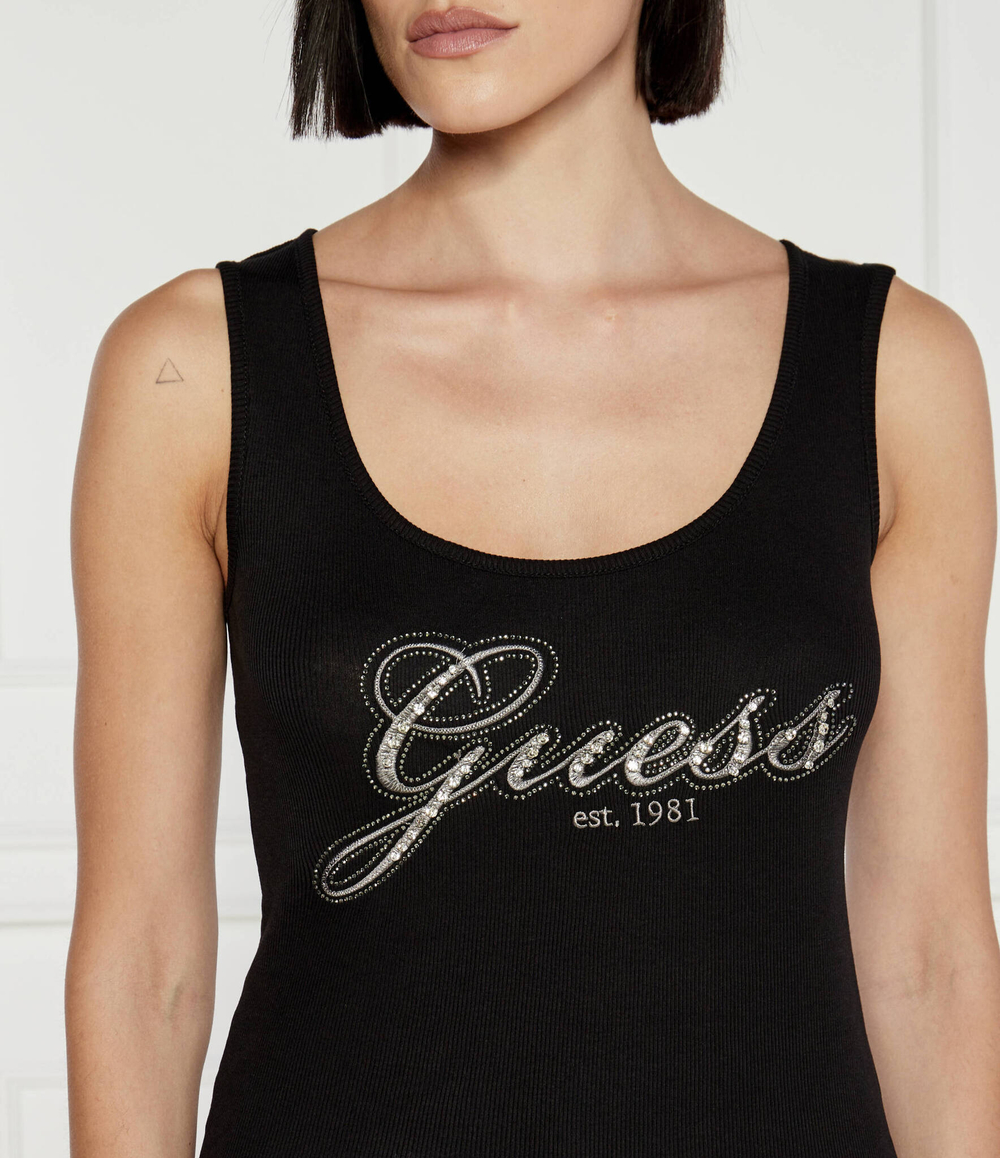 Топ GUESS - черный(W4YP25 K1814)