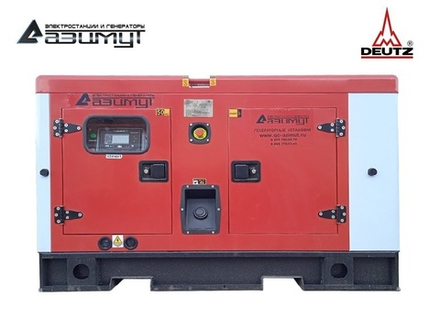 Дизельный генератор Азимут АД-36С-Т400-1РKМ6C Deutz в кожухе