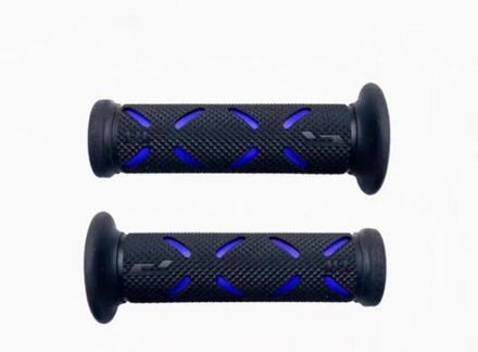 Грипсы Progrip чёрный-синий 22 мм