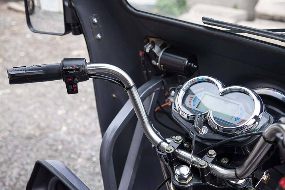 Электротрицикл Rutrike КАРГО 1800 60V1000W Темно-серый