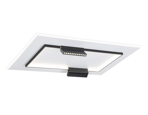 Потолочный светодиодный светильник FL51456/1+2 WH/BK белый/черный 152W 3000K-6400K+4200K 1050*650*80 (ПДУ РАДИО 2.4G)