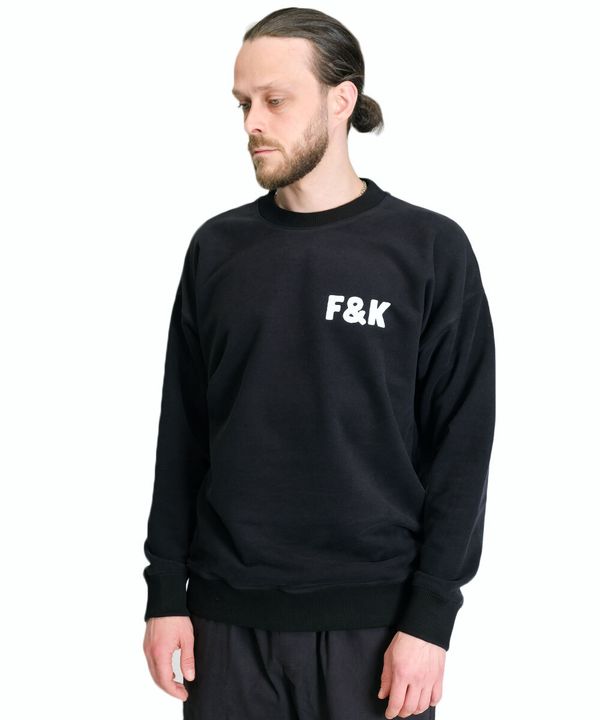 Толстовка F&K черная - фото 3