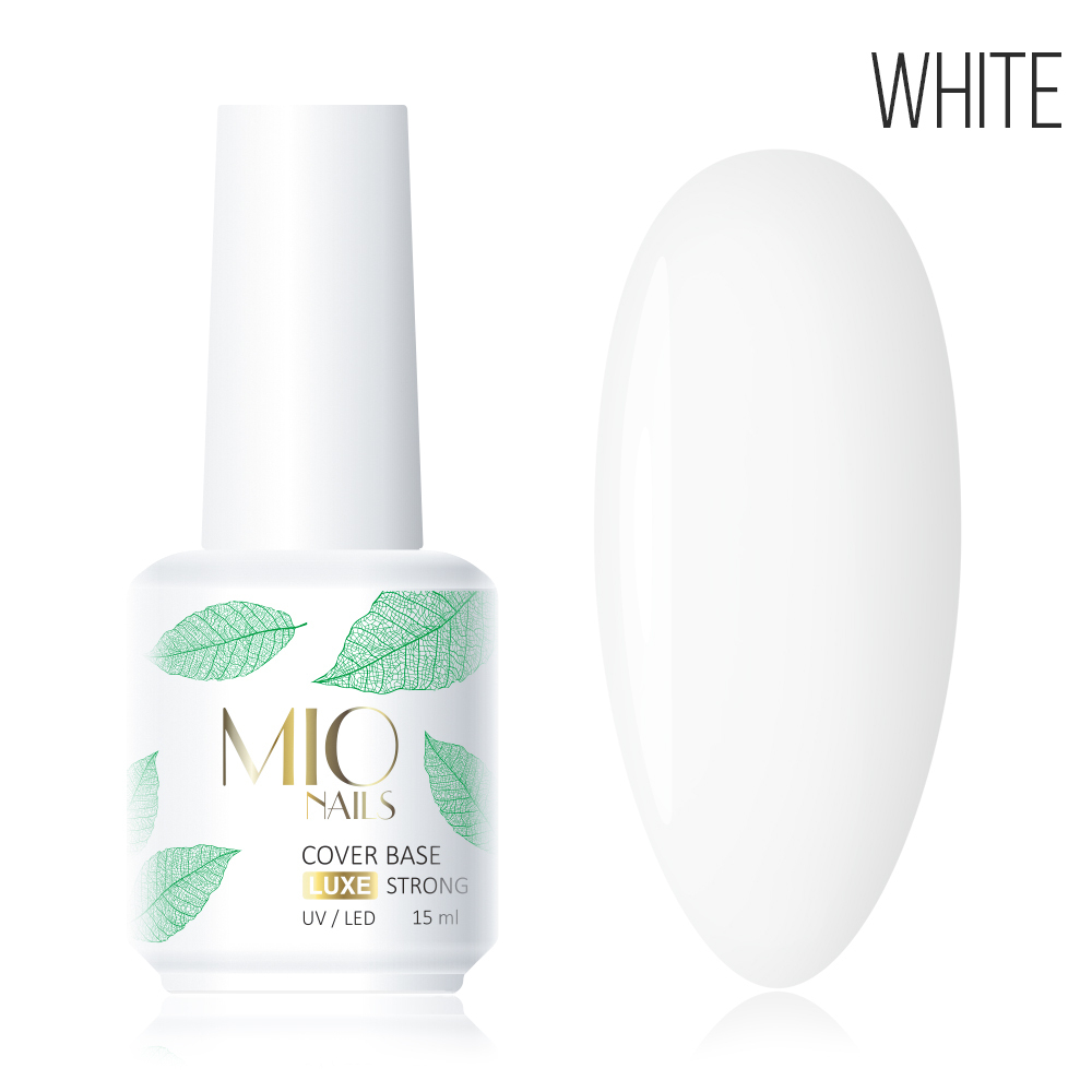 Камуфлирующая База MIO NAILS Luxe. Белая - 15 мл