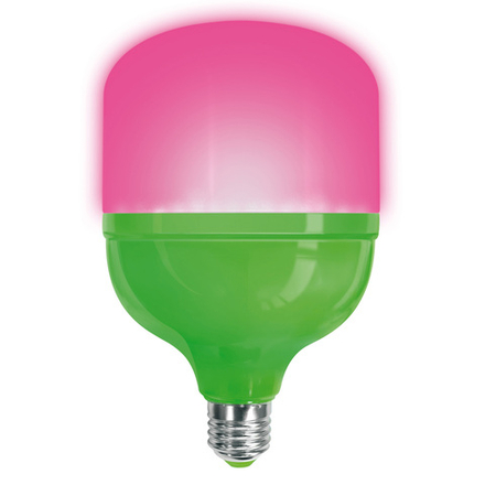 LED-M80-20W-SPSB-E27-FR PLS55GR Лампа светодиодная для растений. IP54. Форма M. матовая. Спектр для рассады и цветения. Картон. TM ФитоЛето