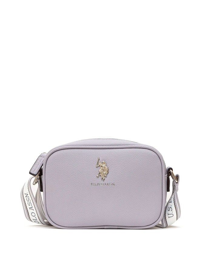 Кросс-боди сумка US Polo Assn | Серо-лиловый