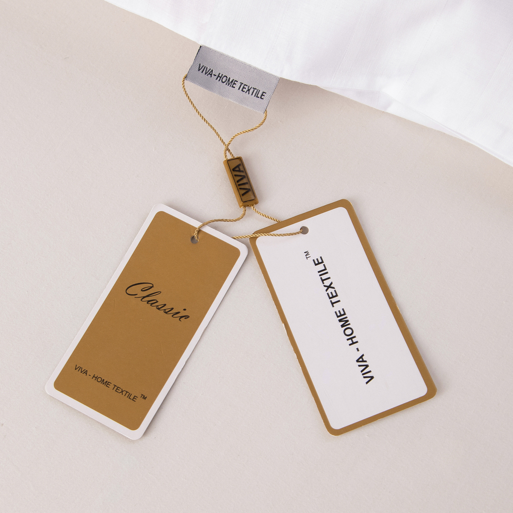 Комплект постельного белья Страйп Сатин Однотонный на резинке CTR037