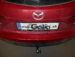 Фаркоп оцинкованный Galia M132A для Mazda 3 хетчбек 2014-(паспорт и сертификат в комплекте)(без электрики)