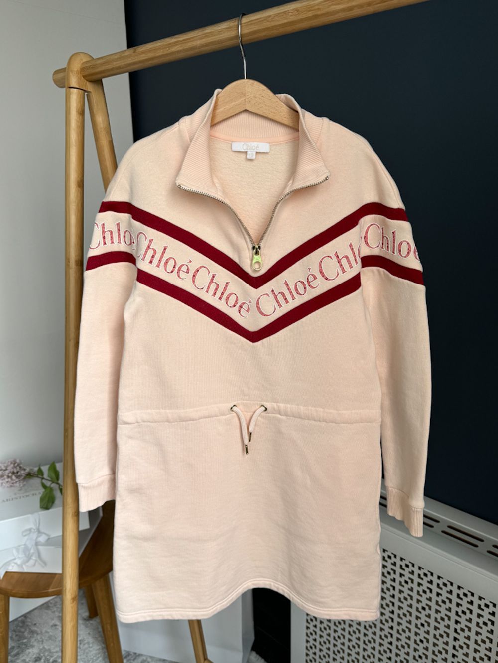 Хлопковое платье с кулиской Chloe, 140