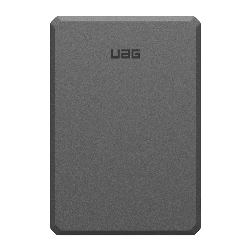 Внешний аккумулятор MagSafe UAG SRGE Slim 5K (5000 мА·ч) Беспроводная зарядка: Qi 10 Вт. Проводная зарядка: USB-C. Есть LED-индикация. Энергоёмкость — 18 Вт·ч. Максимальная выходная мощность — 20 Вт