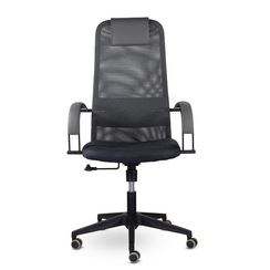 Кресло СН-601 Соло пластик SoloBL Ср S-0422/TW-72/Е72-к (темно-серый/серый)