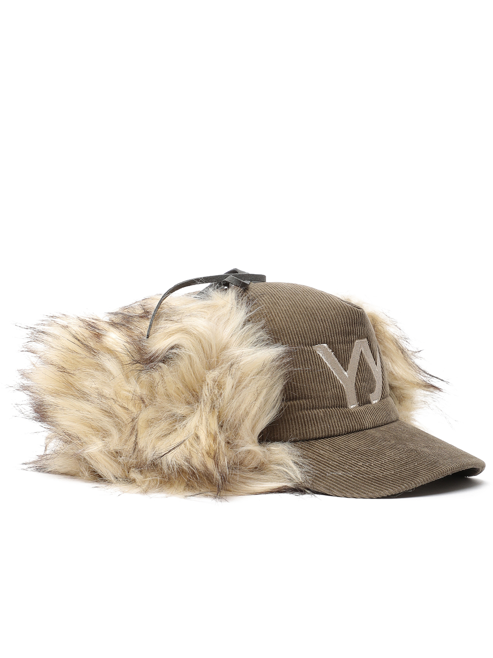 Кепка Утепленная Faux Fur Corduroy Earflap Cap