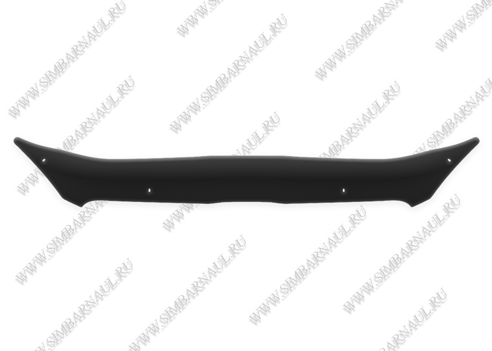 Дефлектор капота темный SKODA FABIA 2010-, NLD.SSCFAB1012