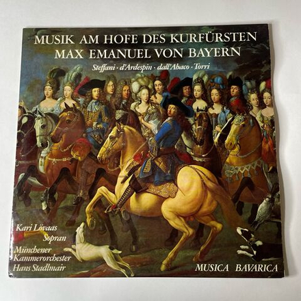 Винтажная виниловая пластинка Steffani, D'Ardespin Dall'Abaco, Torri, Kari Lovaas, Munchener Kammerorchester, Hans Stadlmair, Musik Am Hofe Des Kurfursten Max Emanuel Von Bayern (Германия 1976)