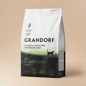 Сухой диетический корм Grandorf Veterinary Diet Cat Renal для кошек для поддержки функции почек при ХБН