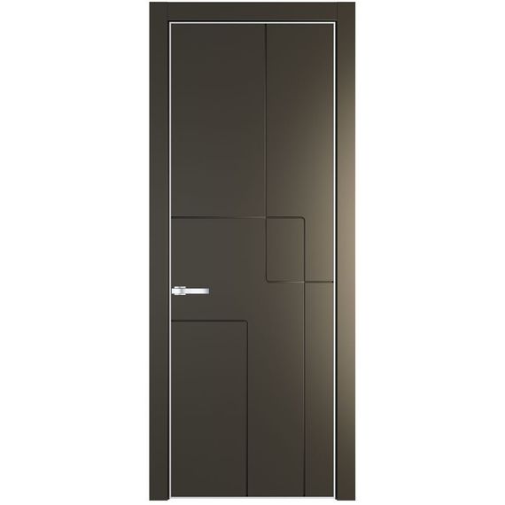 Межкомнатная дверь эмаль Profil Doors 3PA перламутр бронза глухая