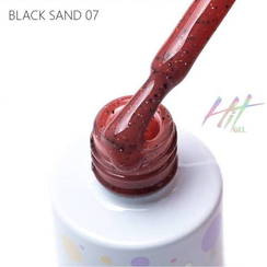 ГЕЛЬ-ЛАК BLACK SAND №07 ТМ "HIT GEL", 9 МЛ