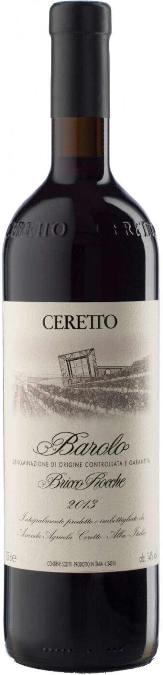 Вино Ceretto Barolo Bricco Rocche, 0,75 л.