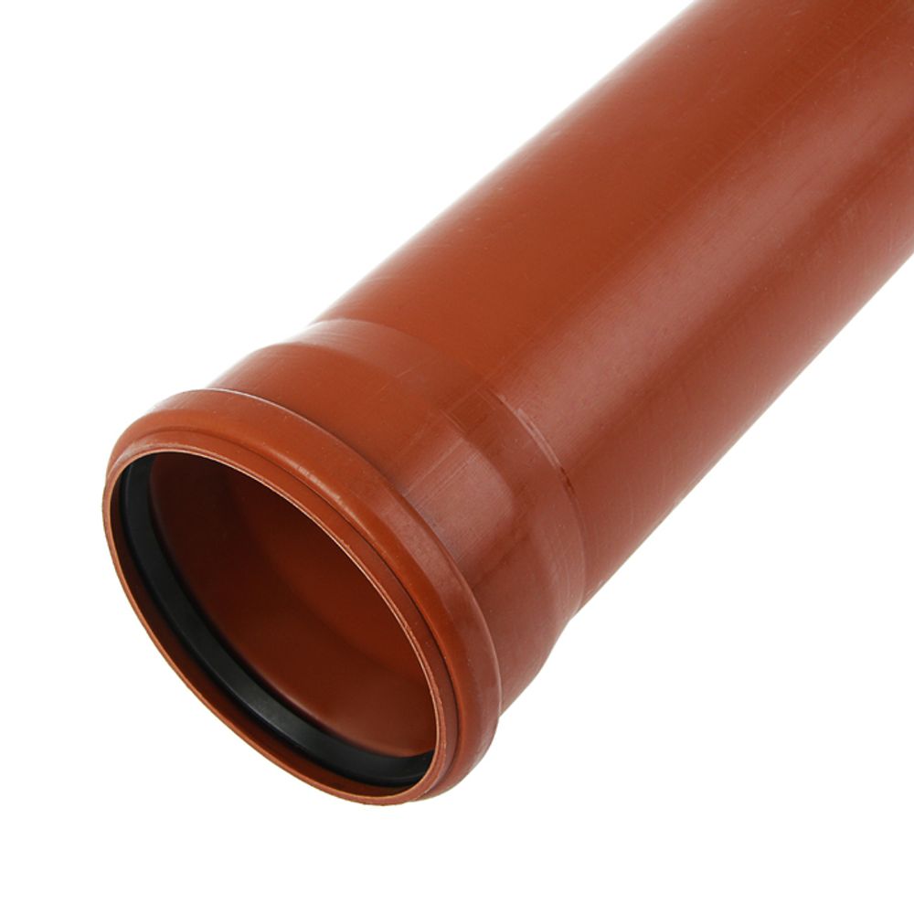 Труба канализационная FLEXTRON, наружная, d=160 мм, толщина 3.2 мм, 2000 мм