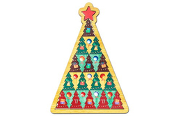 Мозаика "Новогодние елочки"