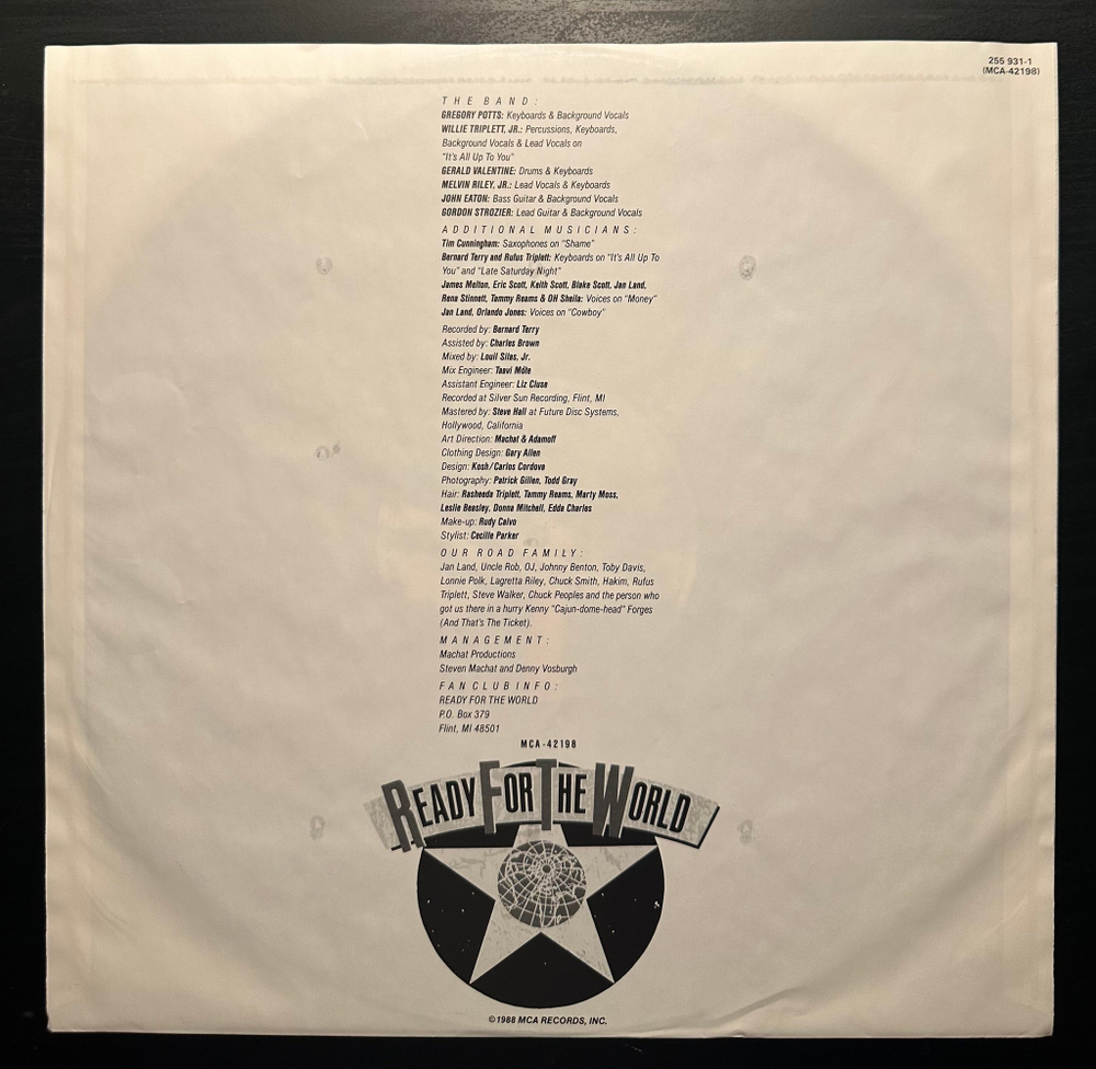 Ready For The World - Ruff 'N' Ready (Германия 1988г.)