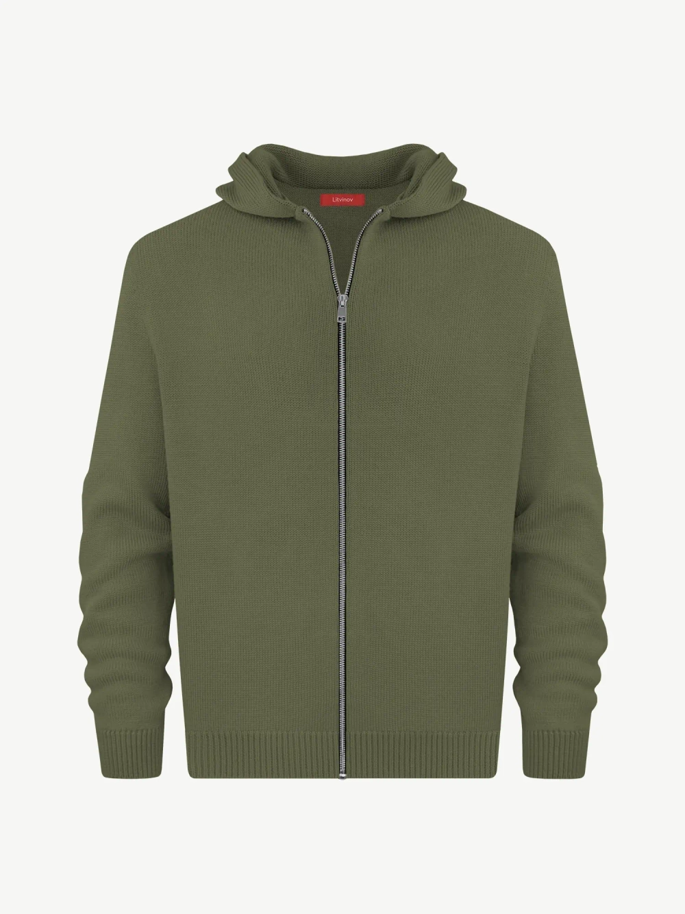 Толстовка на замке из хлопка