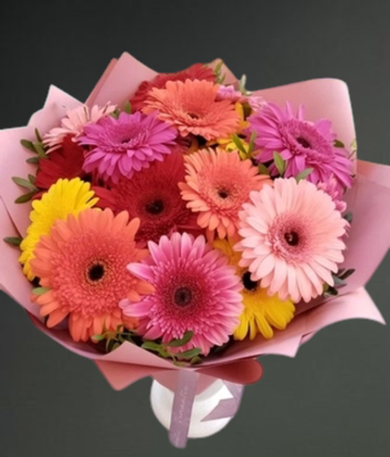 Букет из 21 герберы