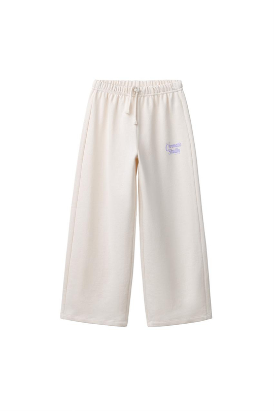 ZARA БРЮКИ WIDE LEG С НАДПИСЬЮ, ЦВЕТ ЛЬДА